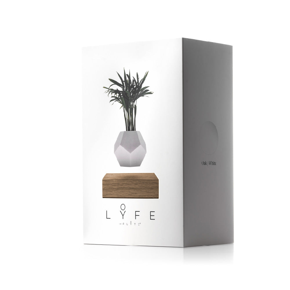 FLYTE levitating planter LYFE packaging box